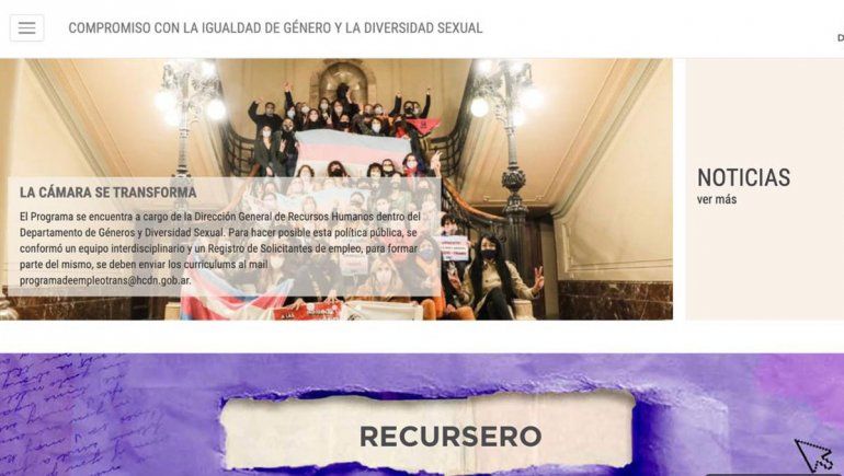 Diputados lanza un portal con información legislativa de género