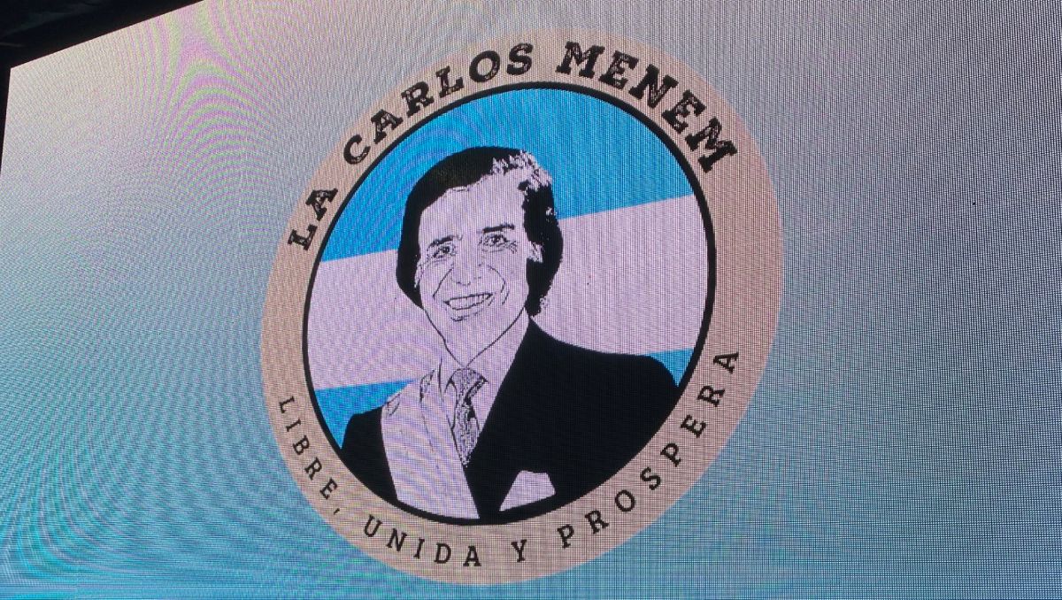 Así fue el primer acto de La Carlos Menem