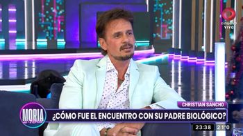 no senti el abrazo paterno: christian sancho conocio a su progenitor a los 42 anos no senti el abrazo paterno: christian sancho conocio a su progenitor a los 42 anos