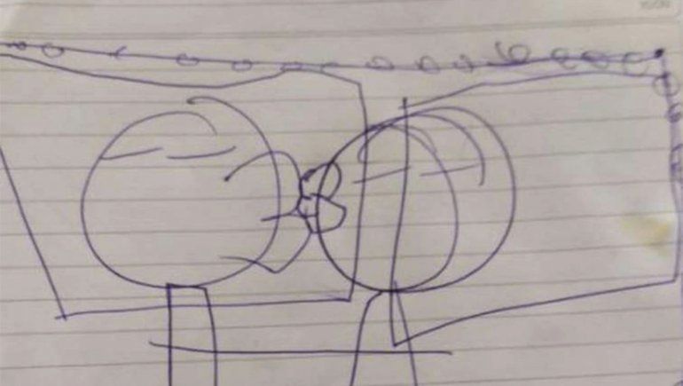 Un dibujo reveló cómo un hombre abusaba de sus hijas