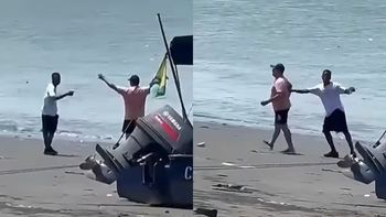 Así secuestraron a dos turistas en una playa de Colombia. Así secuestraron a dos turistas en una playa de Colombia.