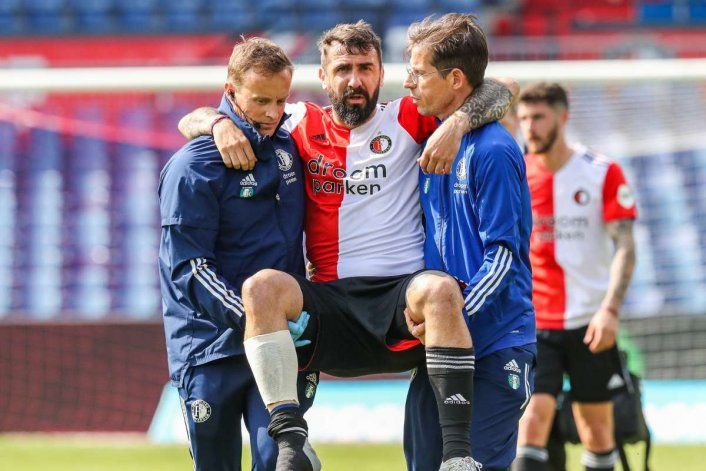 Imágenes sensibles: la escalofriante lesión del Oso Pratto