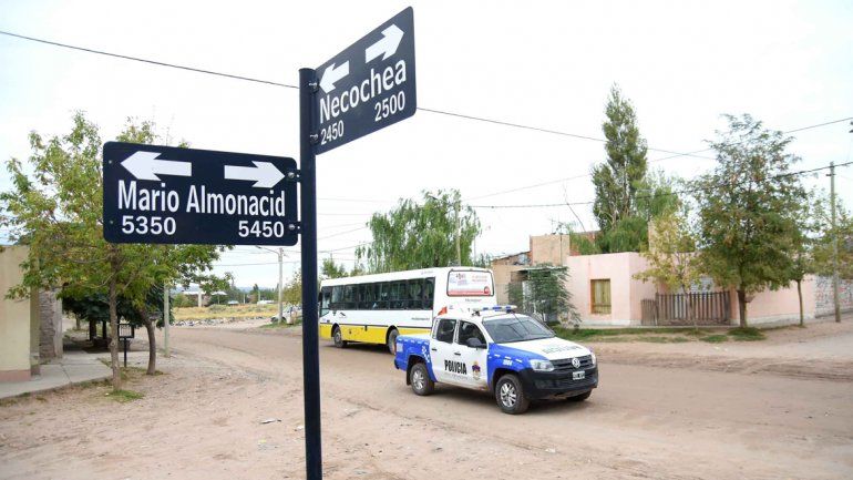 En Necochea y Almonacid se originó la discusión entre los jóvenes