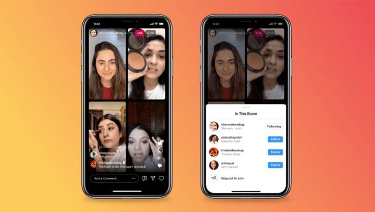 Instagram lanza Live Rooms, transmisiones en directo con más usuarios