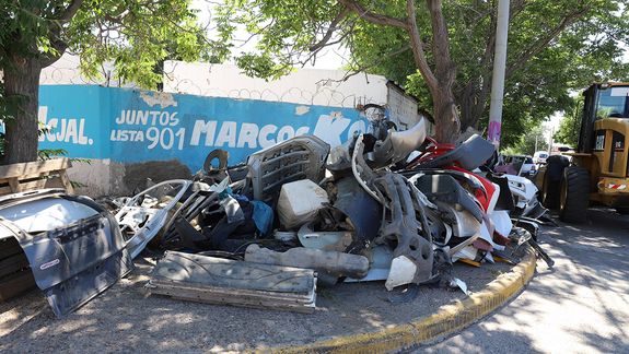 Récord: sacan 77 toneladas de basura en un día en el barrio Belgrano