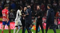 Diego Simeone tuvo dos cruces con Vinicius en el partido ante Real Madrid. Diego Simeone tuvo dos cruces con Vinicius en el partido ante Real Madrid.