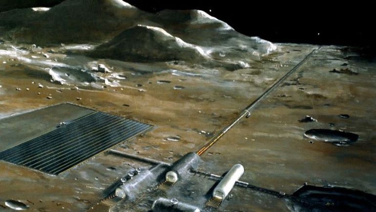 Un tren podría instalarse en la Luna Un tren podría instalarse en la Luna