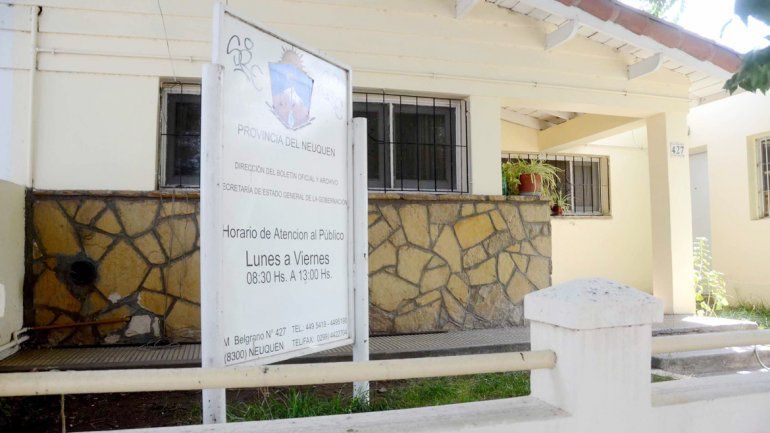 La sede del Boletín Oficial