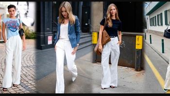 Pantalones palazzo blancos, full moda en el verano 2025: reemplazarán a los jeans y así hay que usarlos Pantalones palazzo blancos, full moda en el verano 2025: reemplazarán a los jeans y así hay que usarlos