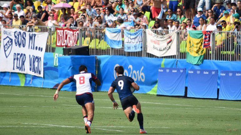 Rugby 7: Argentina le ganó a EE.UU. en la última jugada