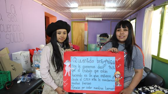 Chiquillihuin: la comunidad mapuche cercada por el incendio mandó a sus jóvenes a combatir las llamas