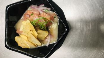 ceviche de trucha atu