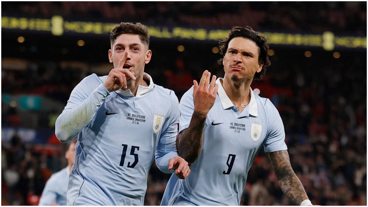La Uruguay de Bielsa rescató un empate sobre el final ante Inglaterra en Wembley
