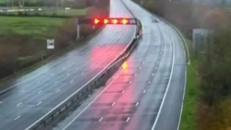 El accidente ocurrió en la autopista M5