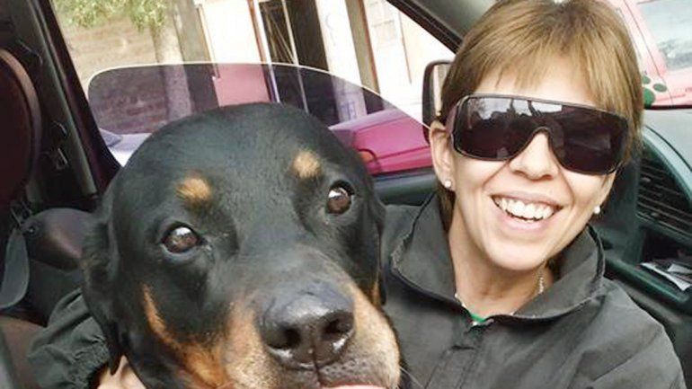 Alejandra con sus pasajeros