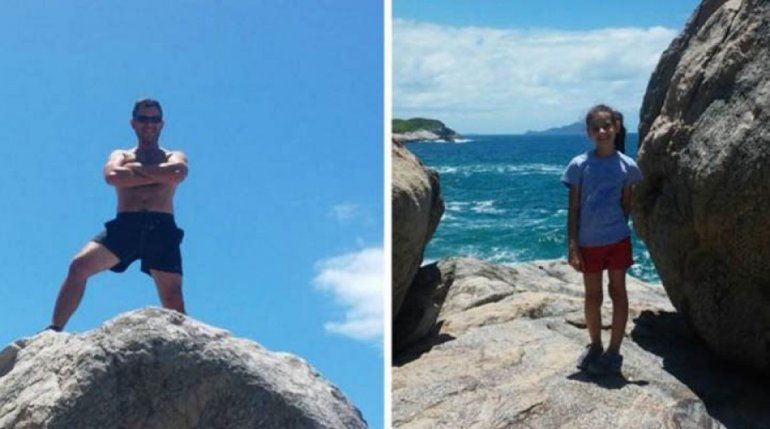 Javier Caballero y su hija Trinidad