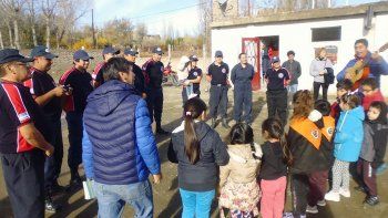 Mariano Moreno: los bomberos voluntarios festejaron su gran día