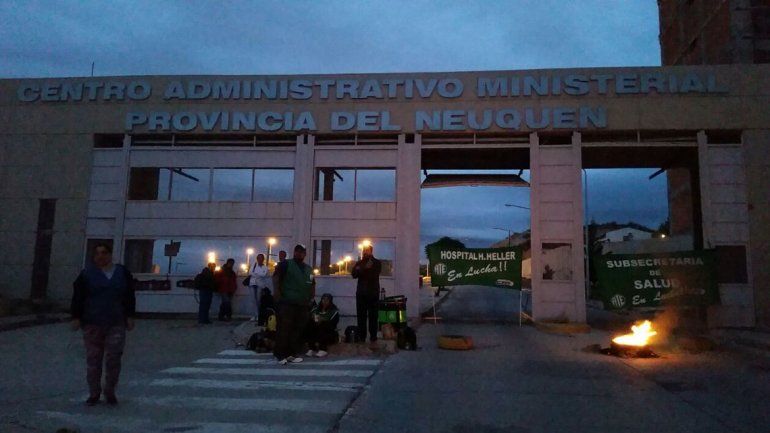 En su segundo día de paro, ATE bloqueó los accesos al CAM y al CPE