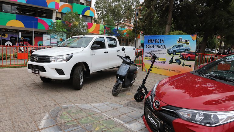 Fiesta de la Confluencia 2026: cómo ganar monopatines, motos, autos y una camioneta