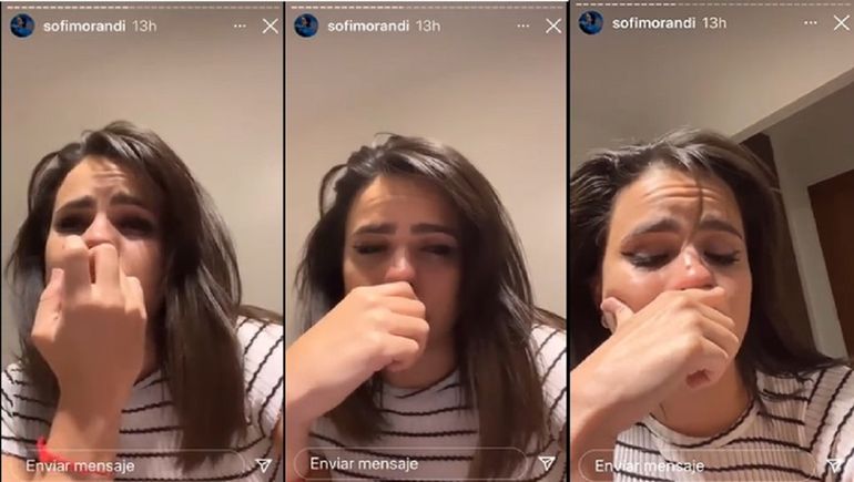 El llanto de Sofi Morandi por la violación dentro de un auto en Palermo