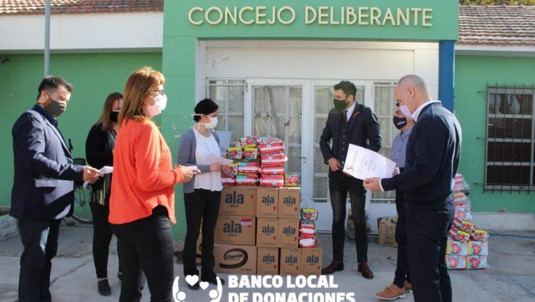 Concejales de Plottier crean un banco de donaciones