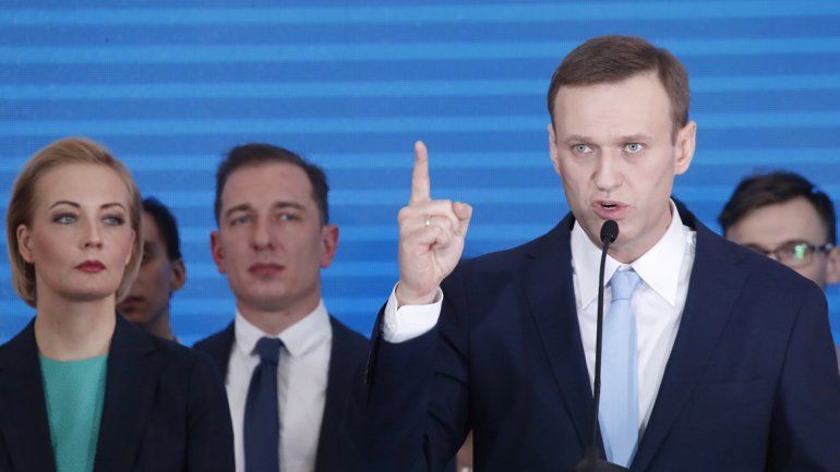 Alexey Navalny fue vetado como candidato y eso generó dudas en la UE.