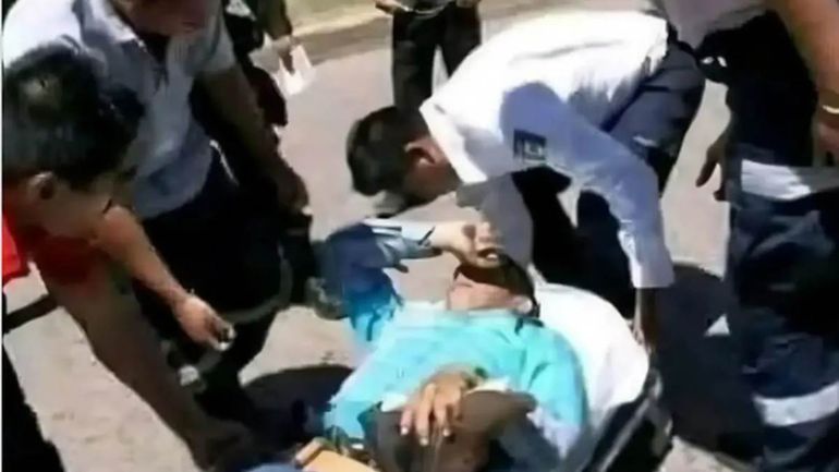 Tras el insólito accidente