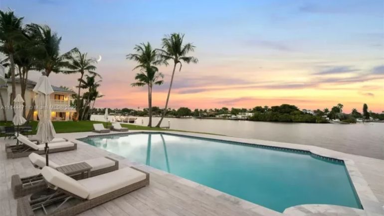 La mansión en Miami de Sofía Calzetti y el Kun Agüero La mansión en Miami de Sofía Calzetti y el Kun Agüero