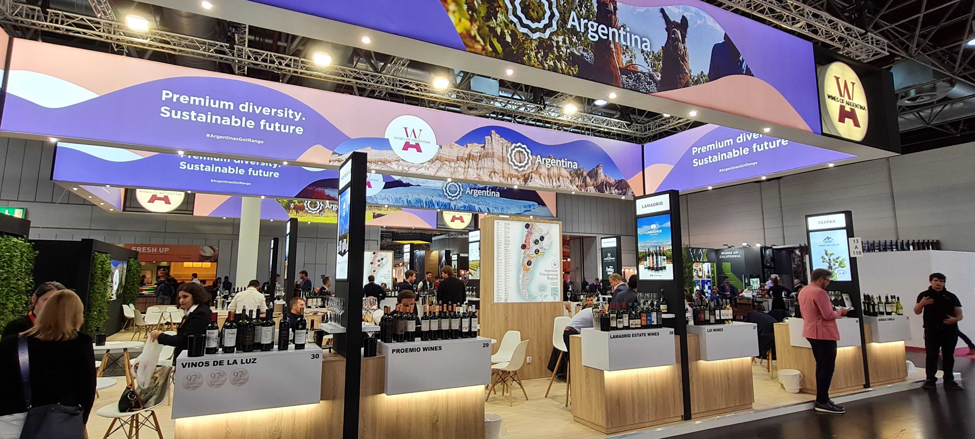 La presencia de Wofa en la feria de Alemania. Foto: gentileza