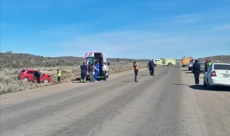 Por el accidente, la ruta 12 de Santa Cruz estuvo cortada. Por el accidente, la ruta 12 de Santa Cruz estuvo cortada.