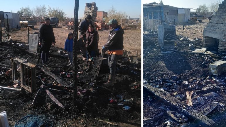 Una familia quedó en la calle y todo el barrio inició una campaña solidaria