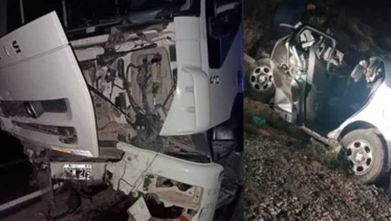 Un brutal choque frontal en Ruta 7 dejó tres muertos