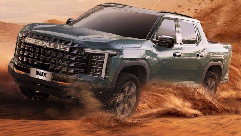 La Maxus Interstellar X, pickup de la que surge la próxima Volkswagen Amarok. La Maxus Interstellar X, pickup de la que surge la próxima Volkswagen Amarok.
