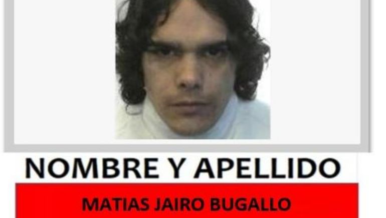 Matías Jairo Bugallo mató a palazos en la cabeza a un amigo. 