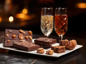 Chocolate y vino, ¿aliados contra el Alzheimer? Foto: Freepik