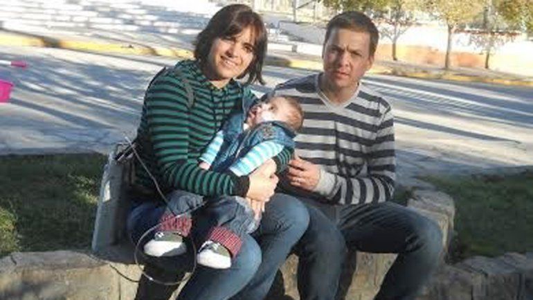 Verónica y Cristian junto a Genaro