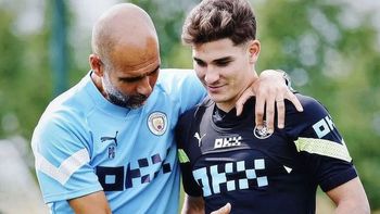 guardiola volvio a elogiar a julian alvarez y le dejo un mensaje a gallardo guardiola volvio a elogiar a julian alvarez y le dejo un mensaje a gallardo