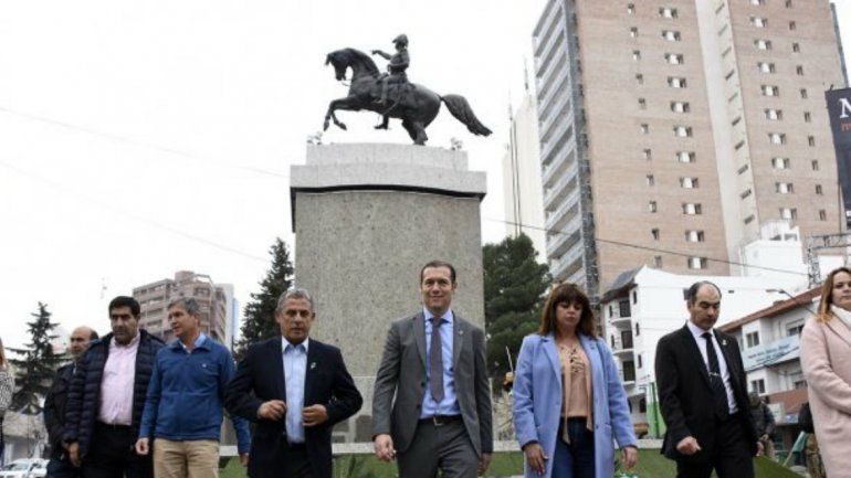 Recordaron al Padre de la Patria en un acto en el centro neuquino