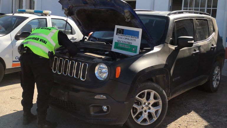Lo atraparon sobre la Ruta 151 manejando una Jeep robada