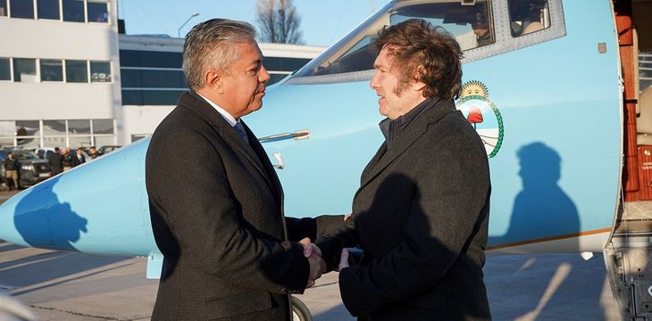 El presidente Javier Milei y el Gobernador de Neuquén, Rolando Figueroa, una relación que debe profundizarse para llegar a los objetivos del país proyectado.