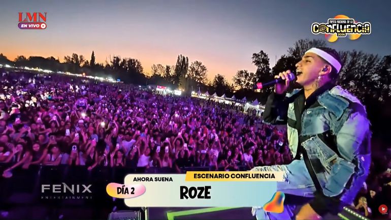 Roze arrancó con toda la fuerza su presentación.