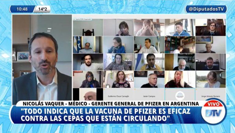 En vivo: diputados se reúnen con laboratorios productores de vacunas