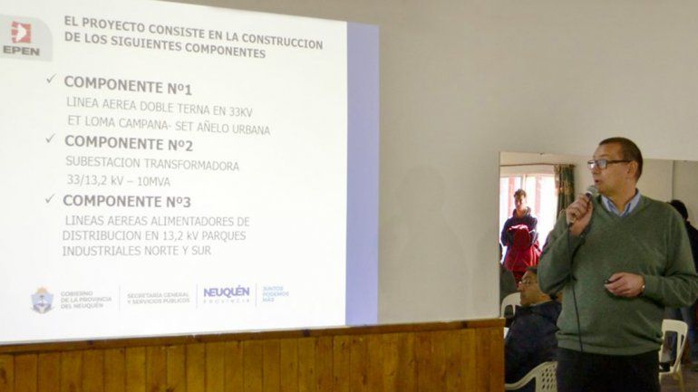 Añelo: la llegada de energía tuvo su consulta pública