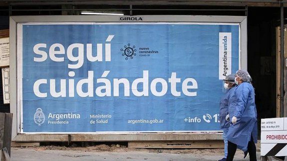 Argentina sumó otras 65 muertes por coronavirus