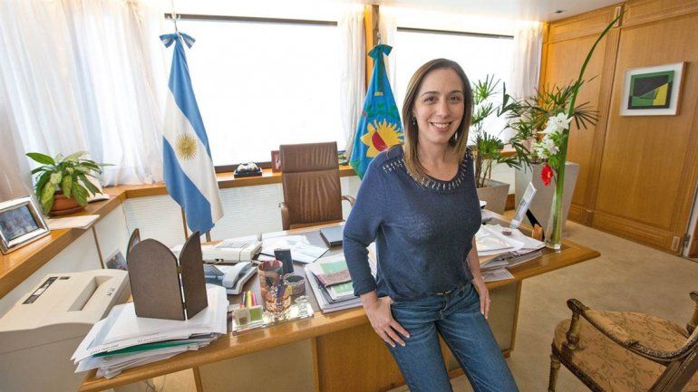 La gobernadora de Buenos Aires negó aspirar a la presidencia.