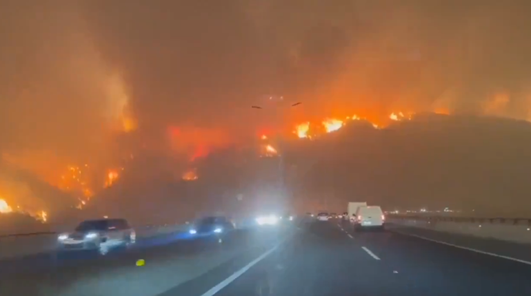 Hay numerosos incendios forestales en distintos puntos de Chile