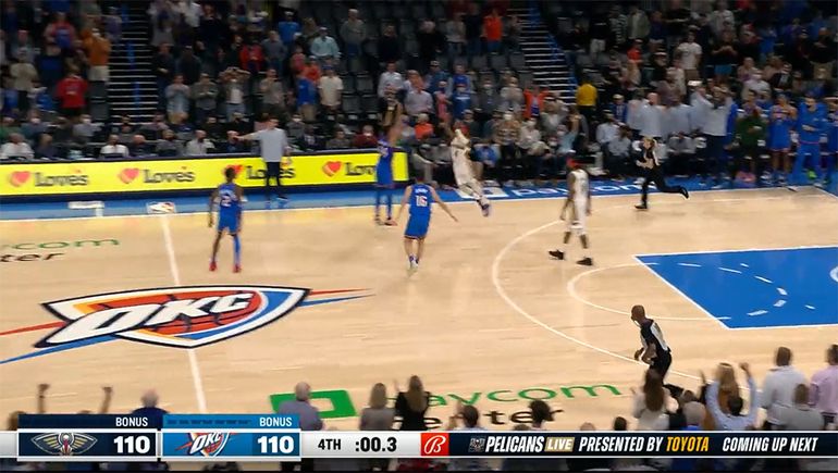 Locura en la NBA: tres segundos, dos triples y el tiro más largo de la historia