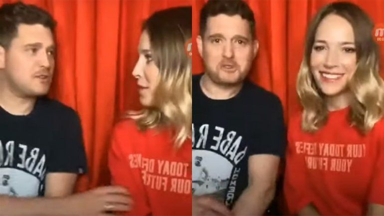 El violento gesto de Michael Bublé a Luisana Lopilato que desató una polémica