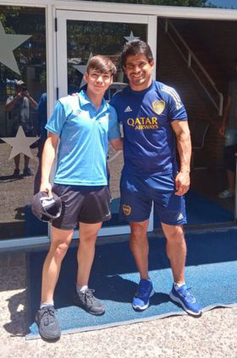 Johan Castro, el juvenil de Cutral Co que jugará en Boca junto a Hugo Ibarra en las instalaciones del Xeneize. 
