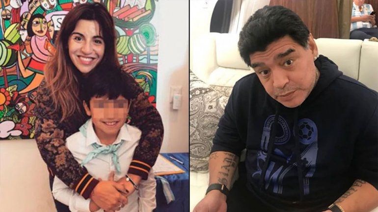 El lapidario posteo de Gianinna Maradona contra El Diez por el cumple de Benja